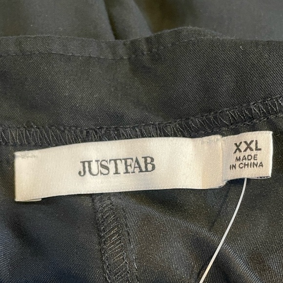 NWT JustFab Black Culotte Overall Size XXL - Picture 5 of 15